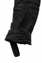 画像をギャラリービューアに読み込む, BORIS BIDJAN SABERI DROP CROTCH PANTS / VINYL COATED & NICKEL PRESSED & BODY MOLDED "P24-F1603K" (BLACK)