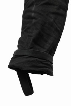 画像をギャラリービューアに読み込む, BORIS BIDJAN SABERI DROP CROTCH PANTS / VINYL COATED & NICKEL PRESSED & BODY MOLDED "P24-F1603K" (BLACK)