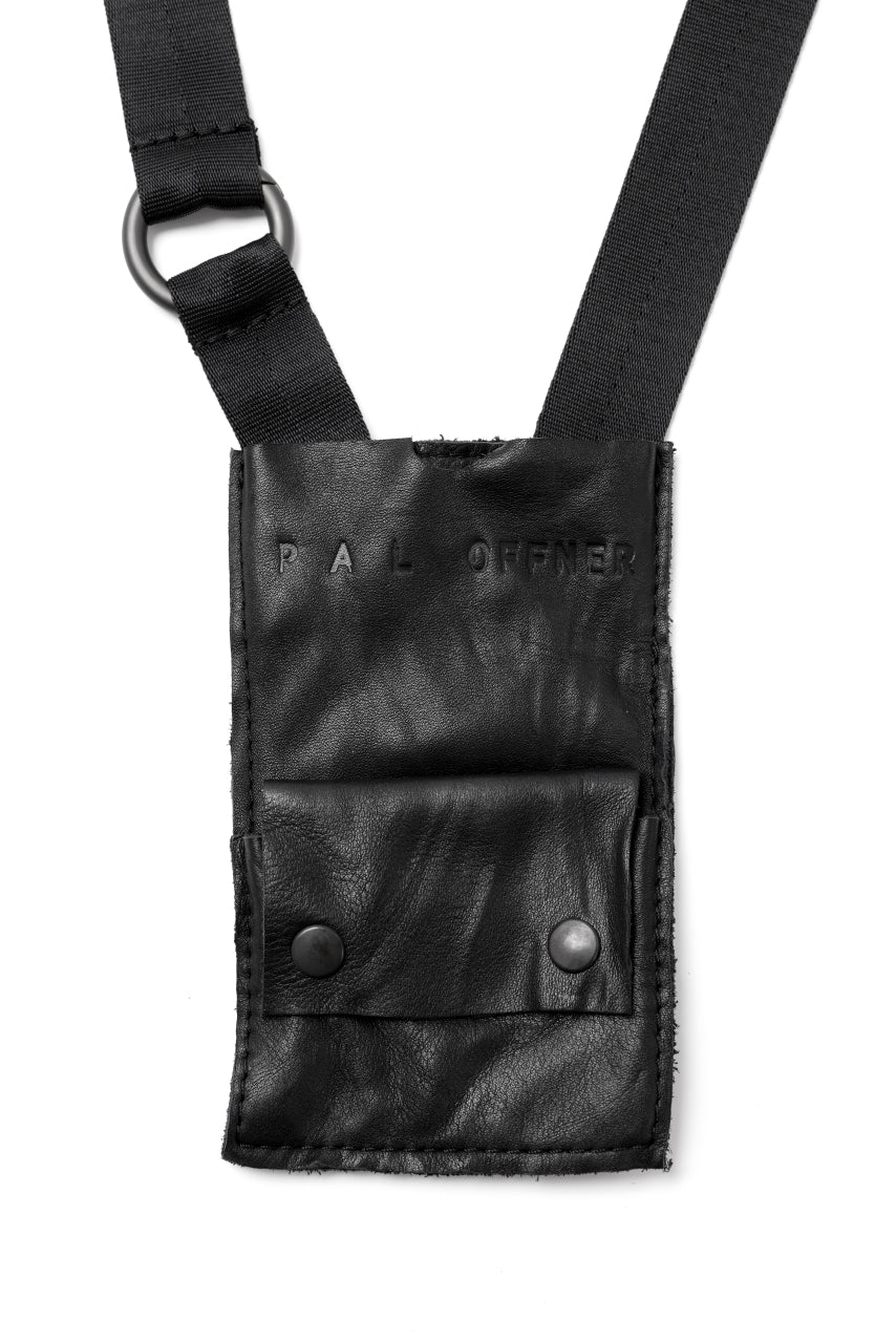 画像をギャラリービューアに読み込む, PAL OFFNER MOBILE BAG 2.0 / CALF LEATHER (BLACK)