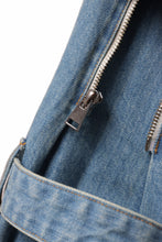 画像をギャラリービューアに読み込む, N/07 SEDITIOUS BONDAGE TROUSERS / CRUSHED BLEACH DENIM (INDIGO)