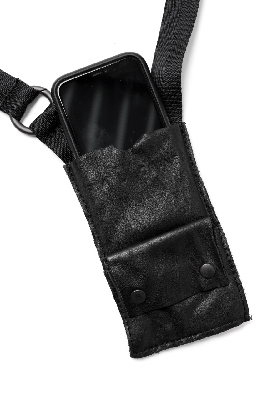 画像をギャラリービューアに読み込む, PAL OFFNER MOBILE BAG 2.0 / CALF LEATHER (BLACK)