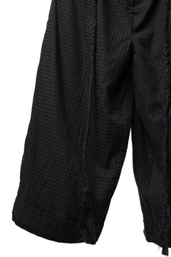 画像をギャラリービューアに読み込む, Aleksandr Manamis Wide Pant with Rope Code / CHECK & STRIPE (BLACK)