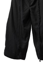 画像をギャラリービューアに読み込む, Aleksandr Manamis Wide Pant with Rope Code / CHECK & STRIPE (BLACK)