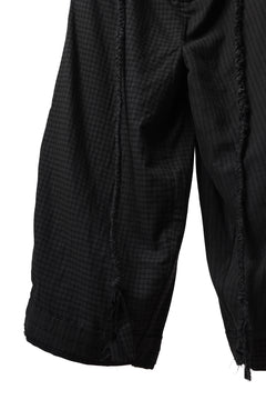 画像をギャラリービューアに読み込む, Aleksandr Manamis Wide Pant with Rope Code / CHECK & STRIPE (BLACK)