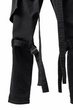 画像をギャラリービューアに読み込む, N/07 SEDITIOUS BONDAGE TROUSERS / BLEACHED BLACK DENIM (BLACK OVER DYED)