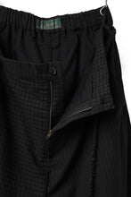 画像をギャラリービューアに読み込む, Aleksandr Manamis Wide Pant with Rope Code / CHECK & STRIPE (BLACK)