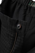 画像をギャラリービューアに読み込む, Aleksandr Manamis Wide Pant with Rope Code / CHECK & STRIPE (BLACK)