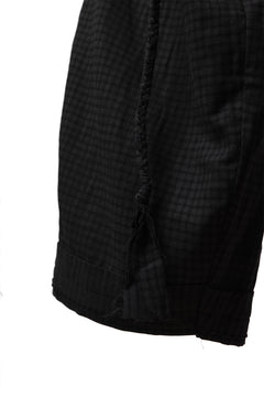 画像をギャラリービューアに読み込む, Aleksandr Manamis Wide Pant with Rope Code / CHECK & STRIPE (BLACK)