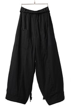 画像をギャラリービューアに読み込む, Aleksandr Manamis Wide Pant with Rope Code / CHECK & STRIPE (BLACK)