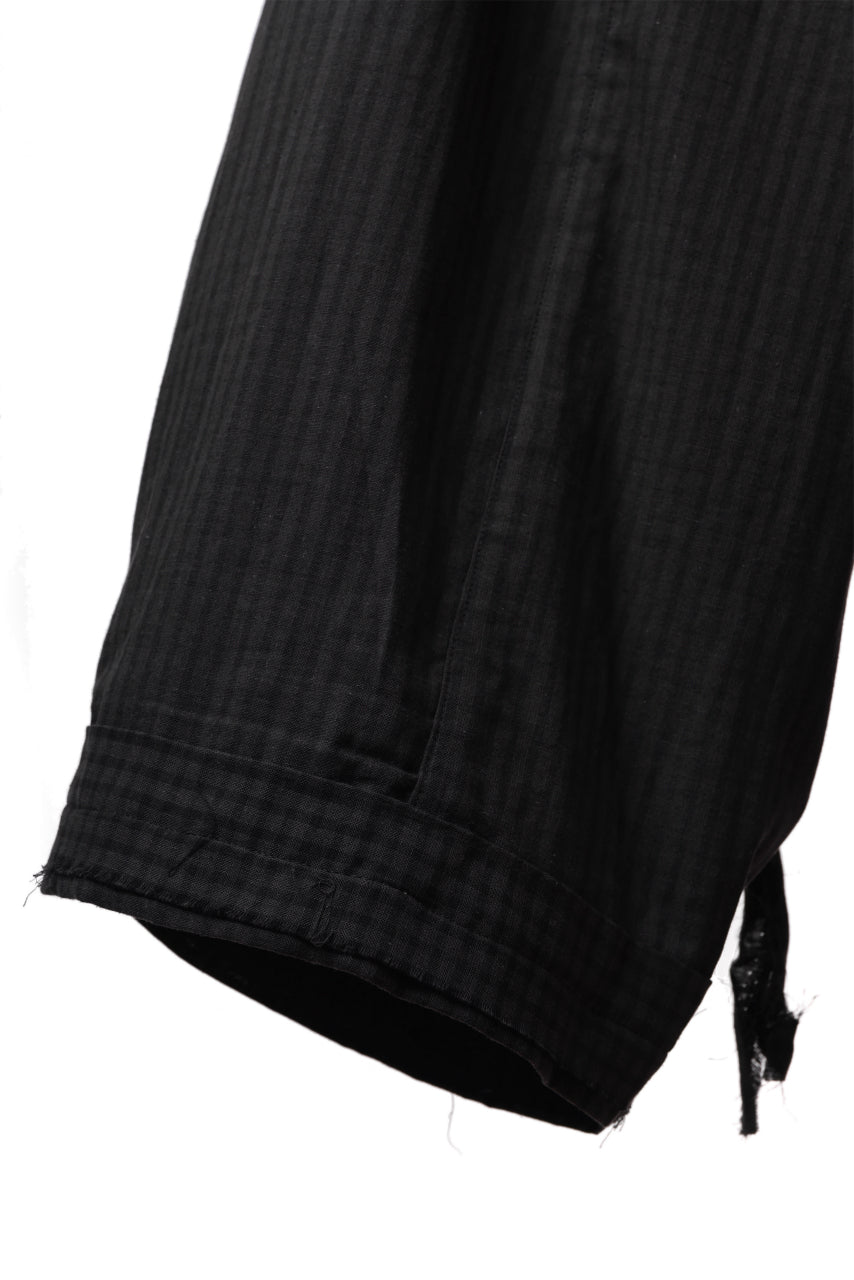 画像をギャラリービューアに読み込む, Aleksandr Manamis Wide Pant with Rope Code / CHECK & STRIPE (BLACK)