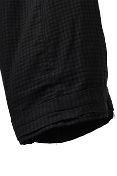 画像をギャラリービューアに読み込む, Aleksandr Manamis Wide Pant with Rope Code / CHECK & STRIPE (BLACK)