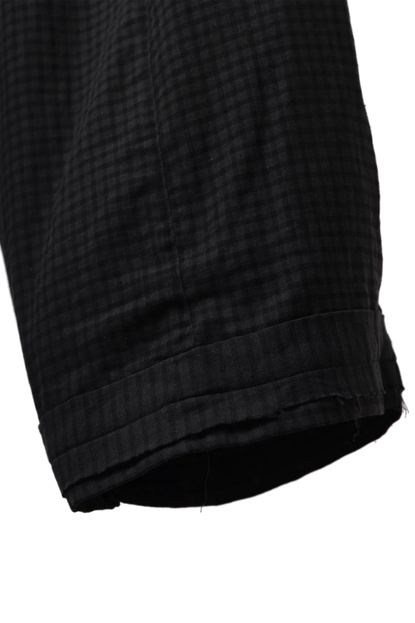 画像をギャラリービューアに読み込む, Aleksandr Manamis Wide Pant with Rope Code / CHECK & STRIPE (BLACK)