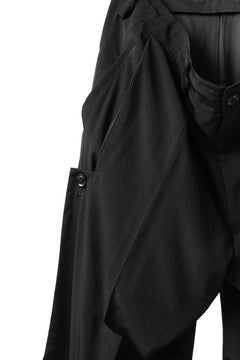 Load image into Gallery viewer, Y's BANG ON! No.125 ANCIENT TRIBE TAPE-STITCH FLUTTER PANTS (BLACK)