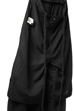 画像をギャラリービューアに読み込む, Aleksandr Manamis Wide Pant with Rope Code / CHECK & STRIPE (BLACK)