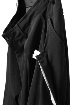 Load image into Gallery viewer, Y's BANG ON! No.125 ANCIENT TRIBE TAPE-STITCH FLUTTER PANTS (BLACK)