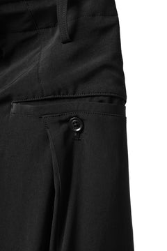 Load image into Gallery viewer, Y's BANG ON! No.125 ANCIENT TRIBE TAPE-STITCH FLUTTER PANTS (BLACK)