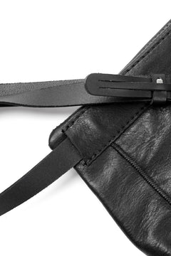 画像をギャラリービューアに読み込む, PAL OFFNER BELT BAG / CALF LEATHER (BLACK)
