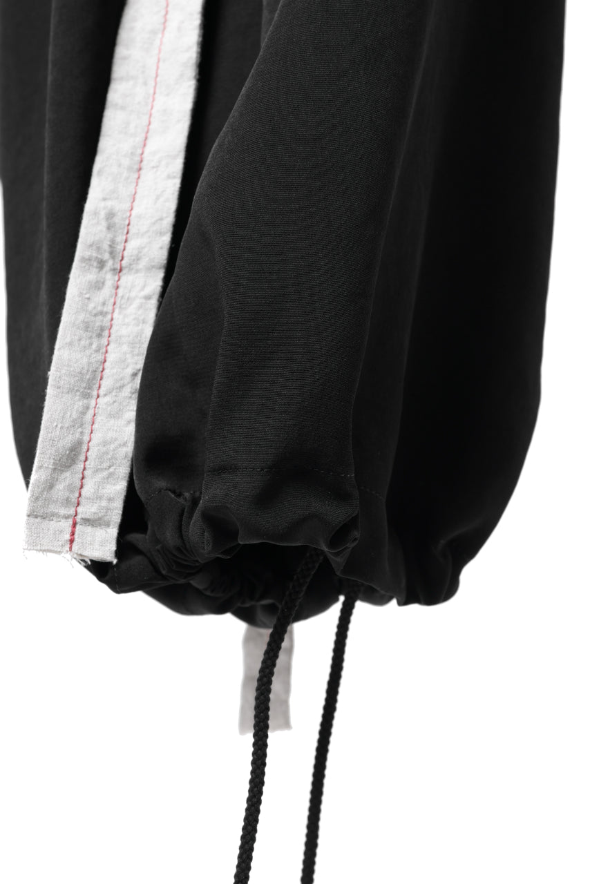 Load image into Gallery viewer, Y's BANG ON! No.125 ANCIENT TRIBE TAPE-STITCH FLUTTER PANTS (BLACK)