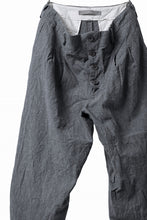 画像をギャラリービューアに読み込む, YUTA MATSUOKA tuck darts pants / washed chambray (dark gray)