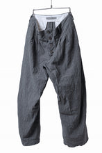 画像をギャラリービューアに読み込む, YUTA MATSUOKA tuck darts pants / washed chambray (dark gray)