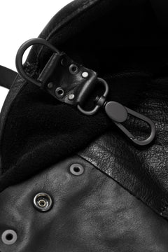 画像をギャラリービューアに読み込む, PAL OFFNER 2WAY BIG SHOULDER BAG / CALF LEATHER (BLACK)