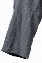 画像をギャラリービューアに読み込む, YUTA MATSUOKA tuck darts pants / washed chambray (dark gray)