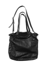 画像をギャラリービューアに読み込む, PAL OFFNER 2WAY BIG SHOULDER BAG / CALF LEATHER (BLACK)