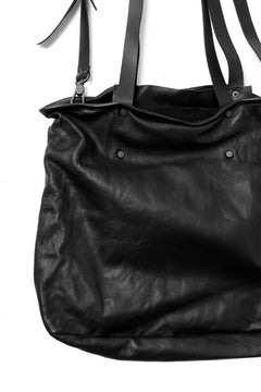 画像をギャラリービューアに読み込む, PAL OFFNER 2WAY BIG SHOULDER BAG / CALF LEATHER (BLACK)