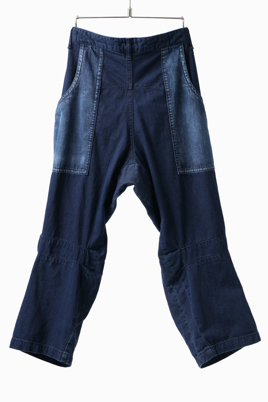 Y's BACK TWO TUCK PANTS / 8oz SPOTTED HORSE CRAFT DENIM (INDIGO)