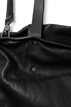 画像をギャラリービューアに読み込む, PAL OFFNER 2WAY BIG SHOULDER BAG / CALF LEATHER (BLACK)