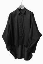画像をギャラリービューアに読み込む, Y's VOLUMETRIC BLOUSON SHIRT (BLACK)
