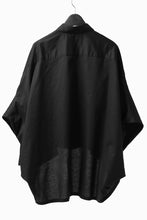 画像をギャラリービューアに読み込む, Y's VOLUMETRIC BLOUSON SHIRT (BLACK)