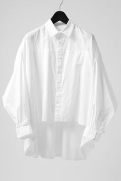 画像をギャラリービューアに読み込む, Y's VOLUMETRIC BLOUSON SHIRT (WHITE)