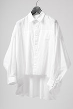 画像をギャラリービューアに読み込む, Y's VOLUMETRIC BLOUSON SHIRT (WHITE)