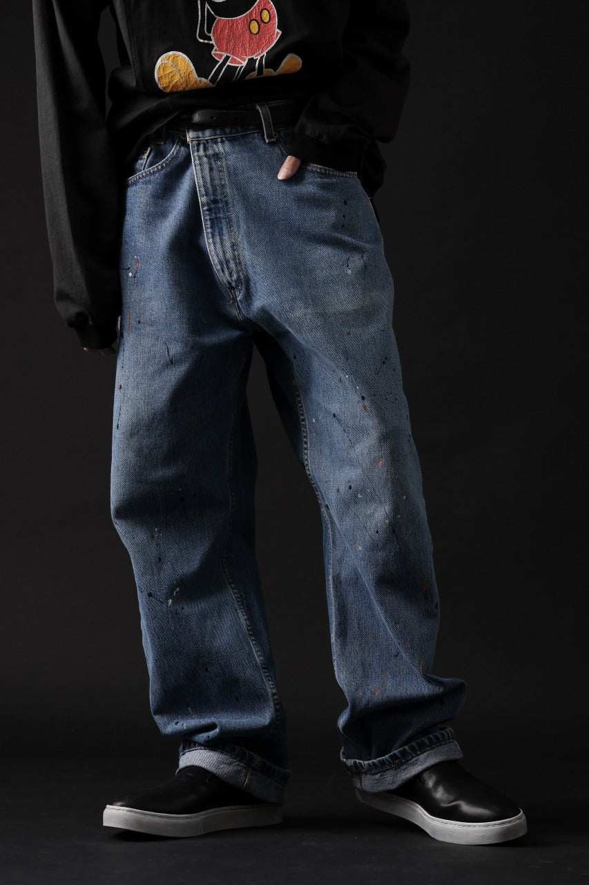 画像をギャラリービューアに読み込む, CHANGES REPRODUCT WIDEFIT JEANS (INDIGO #A)