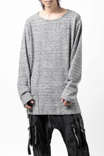 Load image into Gallery viewer, ISAMU KATAYAMA BACKLASH RANDOM PILE FABRIC LONG SLEEVE CUT & SEWN (GREY)