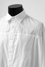 画像をギャラリービューアに読み込む, Y's VOLUMETRIC BLOUSON SHIRT (WHITE)