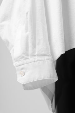 画像をギャラリービューアに読み込む, Y's VOLUMETRIC BLOUSON SHIRT (WHITE)