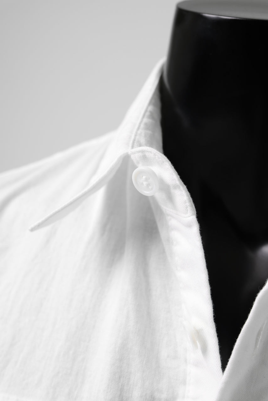 画像をギャラリービューアに読み込む, Y's VOLUMETRIC BLOUSON SHIRT (WHITE)