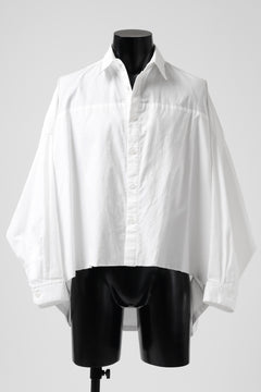 画像をギャラリービューアに読み込む, Y's VOLUMETRIC BLOUSON SHIRT (WHITE)