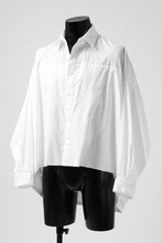 画像をギャラリービューアに読み込む, Y's VOLUMETRIC BLOUSON SHIRT (WHITE)