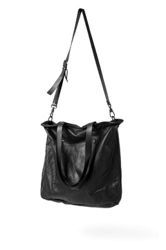 画像をギャラリービューアに読み込む, PAL OFFNER 2WAY BIG SHOULDER BAG / CALF LEATHER (BLACK)