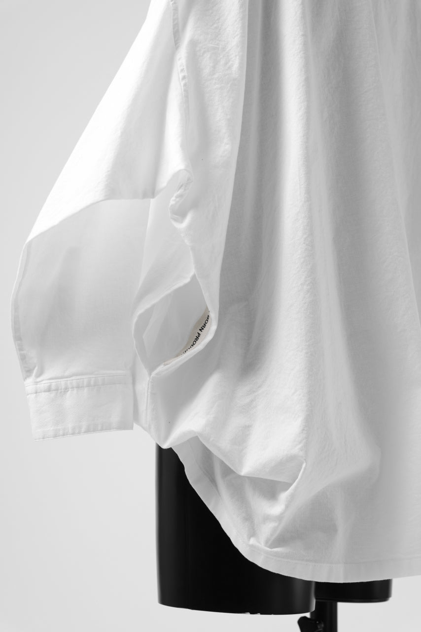 画像をギャラリービューアに読み込む, Y's VOLUMETRIC BLOUSON SHIRT (WHITE)
