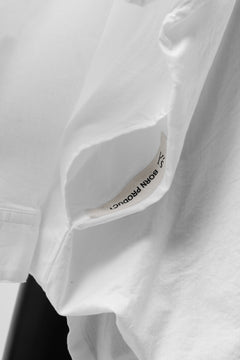 画像をギャラリービューアに読み込む, Y's VOLUMETRIC BLOUSON SHIRT (WHITE)