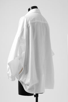 画像をギャラリービューアに読み込む, Y's VOLUMETRIC BLOUSON SHIRT (WHITE)