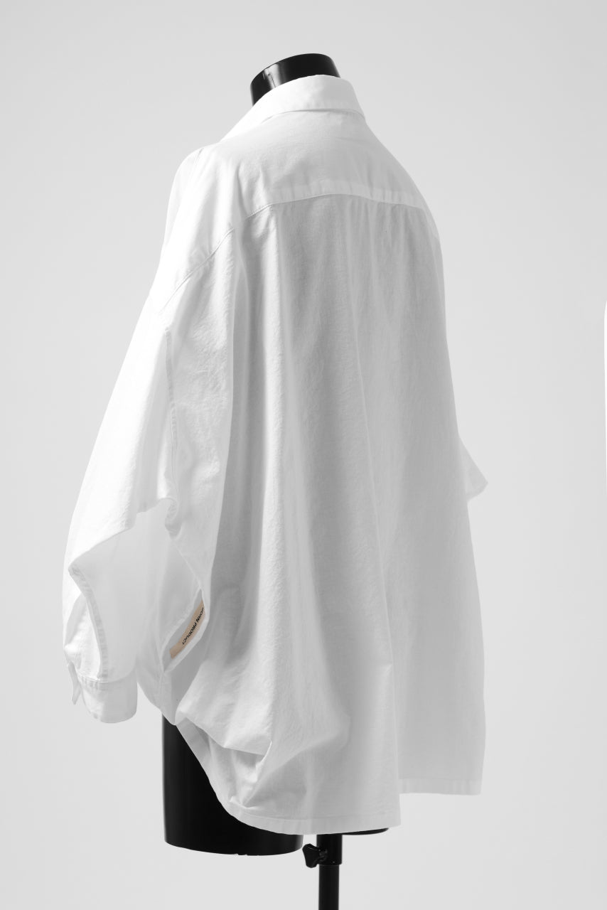 画像をギャラリービューアに読み込む, Y's VOLUMETRIC BLOUSON SHIRT (WHITE)