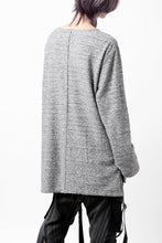 Load image into Gallery viewer, ISAMU KATAYAMA BACKLASH RANDOM PILE FABRIC LONG SLEEVE CUT & SEWN (GREY)
