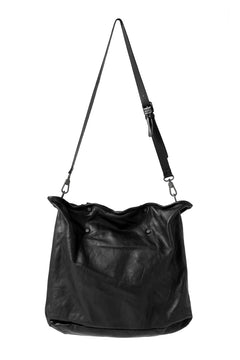 画像をギャラリービューアに読み込む, PAL OFFNER 2WAY BIG SHOULDER BAG / CALF LEATHER (BLACK)