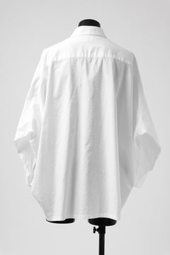 画像をギャラリービューアに読み込む, Y's VOLUMETRIC BLOUSON SHIRT (WHITE)