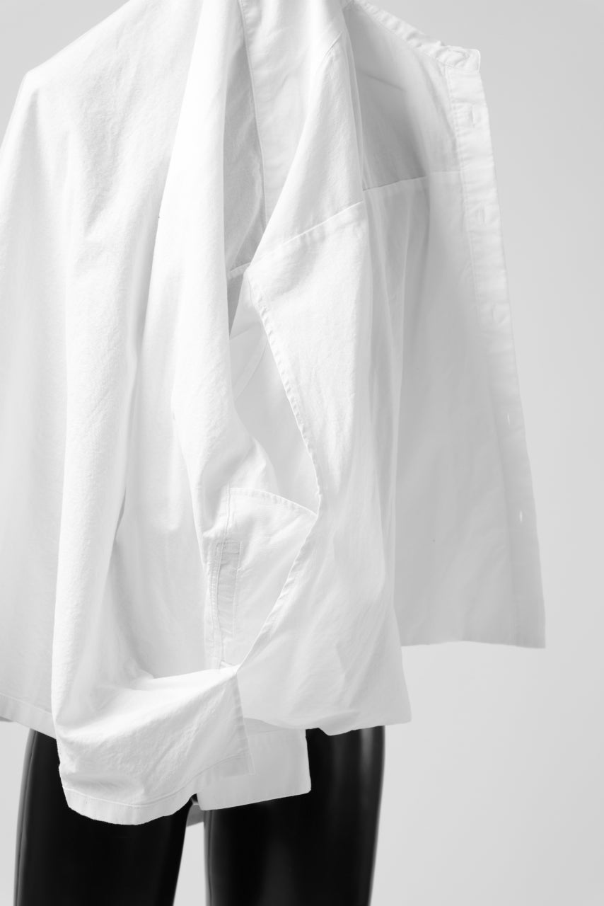 画像をギャラリービューアに読み込む, Y's VOLUMETRIC BLOUSON SHIRT (WHITE)